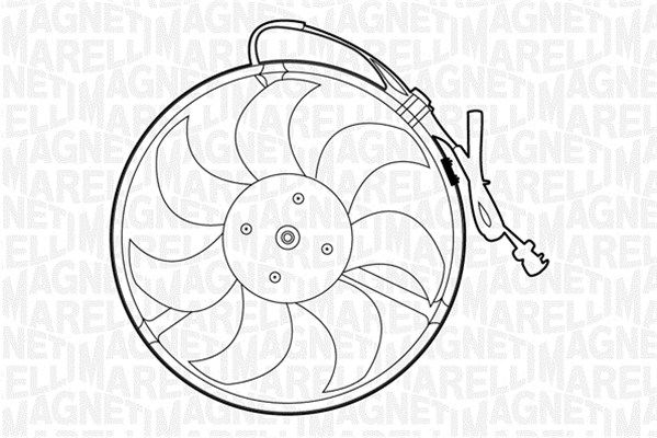 MAGNETI MARELLI Вентилятор, охлаждение двигателя 069422274010